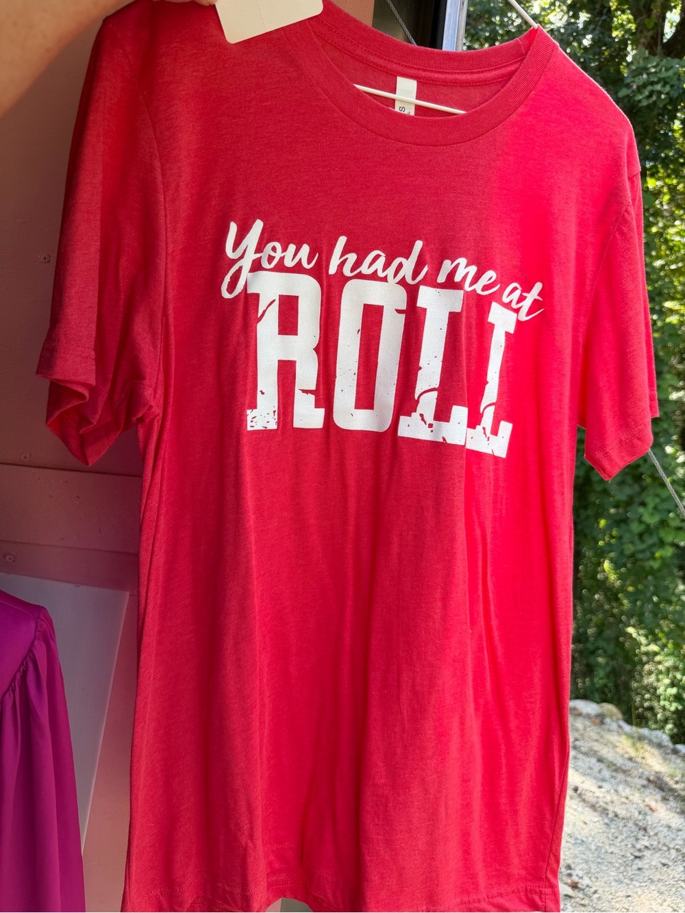 Women’s Gameday tee-Red 'You Had Me at Roll' Graphic Tee🐘❤️